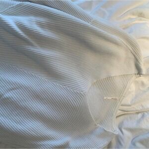 Free People ribbed oversized v-neck sweater